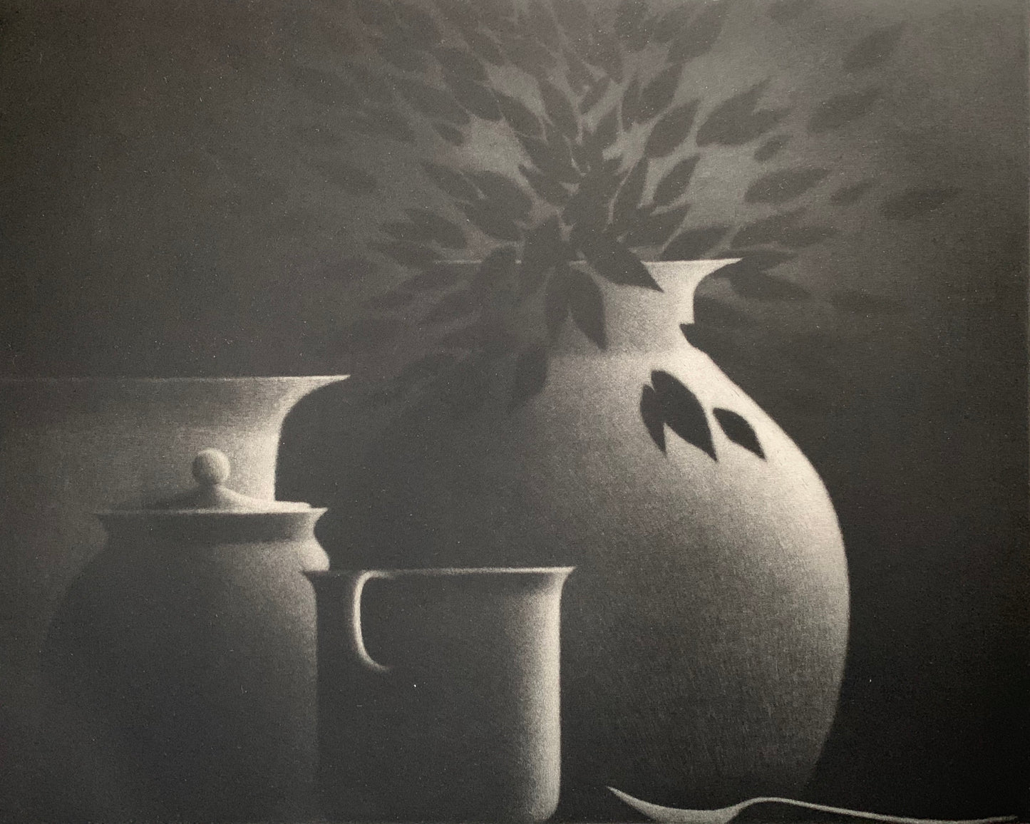 “Still life w/cup and spoon”