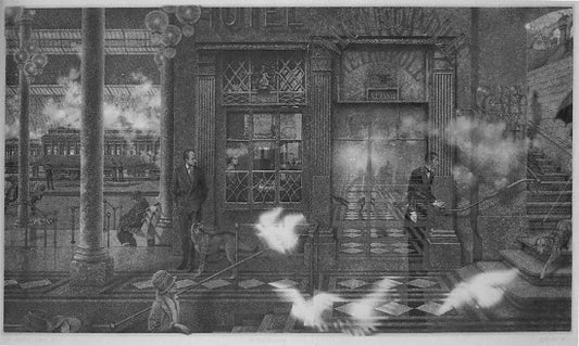 “Interiors VII: The Train From Munich”