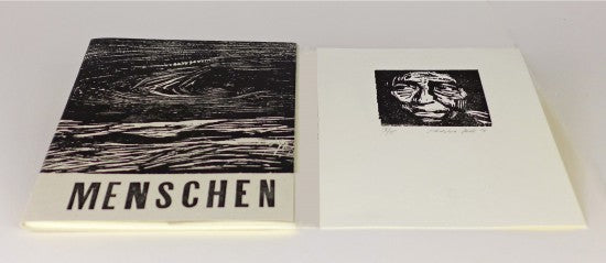 “Menschen portfolio with 10 prints and text by Walt Whitman”