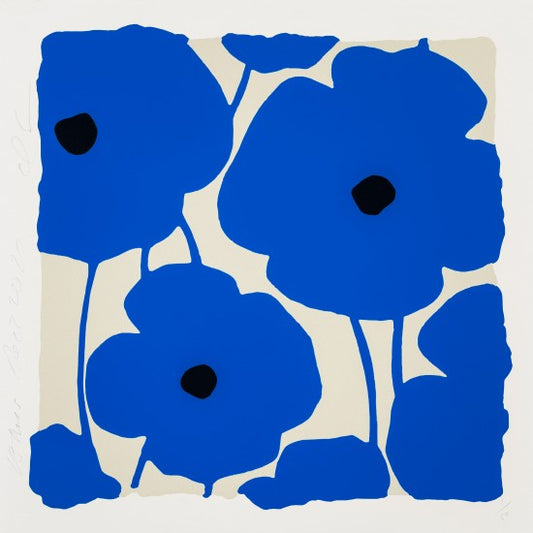 “Three Poppies, Blues, Dec 2, 2020”