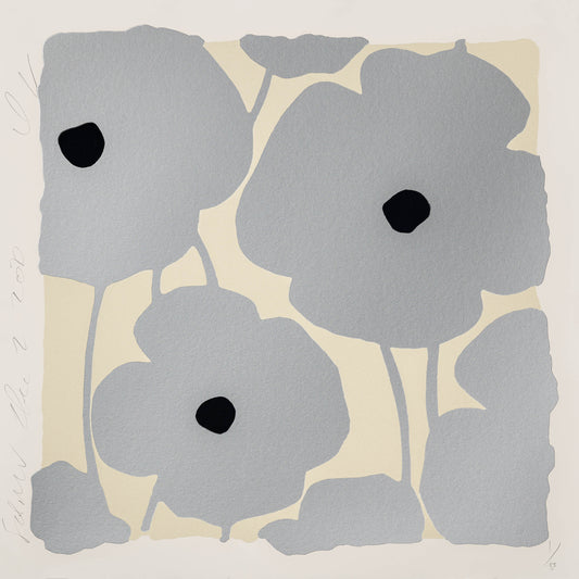 "Three Poppies, Silvers, Dec 2, 2020"