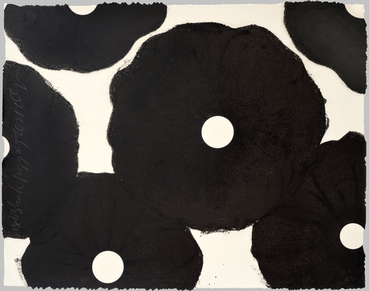 "Six Black Poppies, 2021"