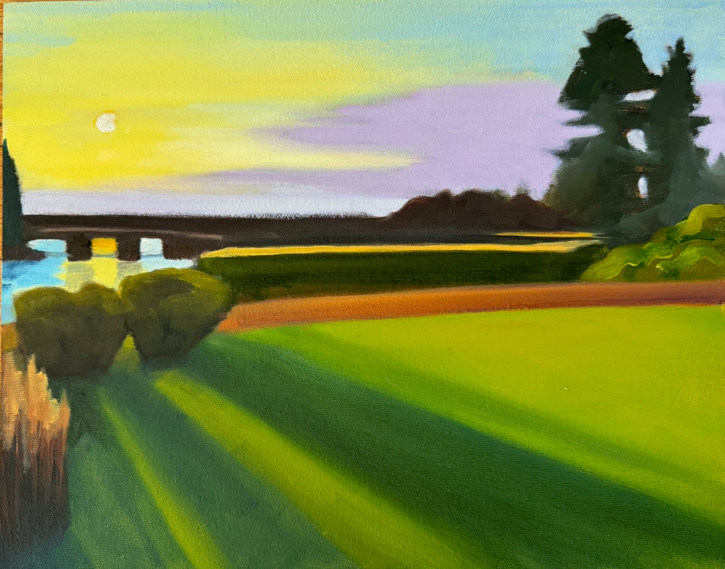 "Sunset, Indian River"