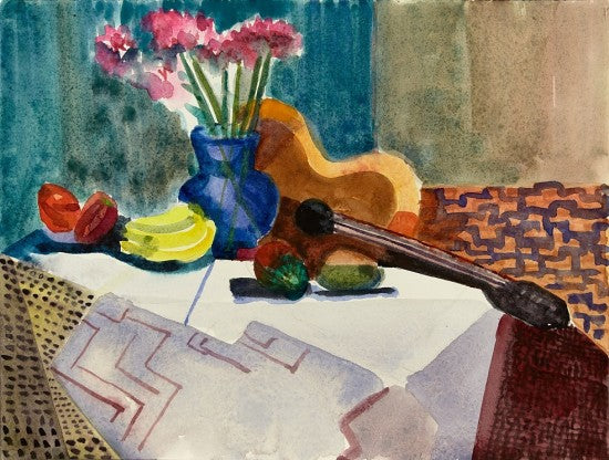 “Ukulele with Flowers”