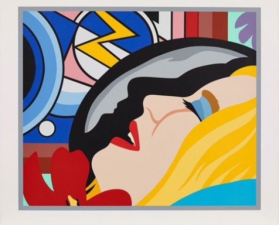 “Bedroom Face with Lichtenstein, 1996”