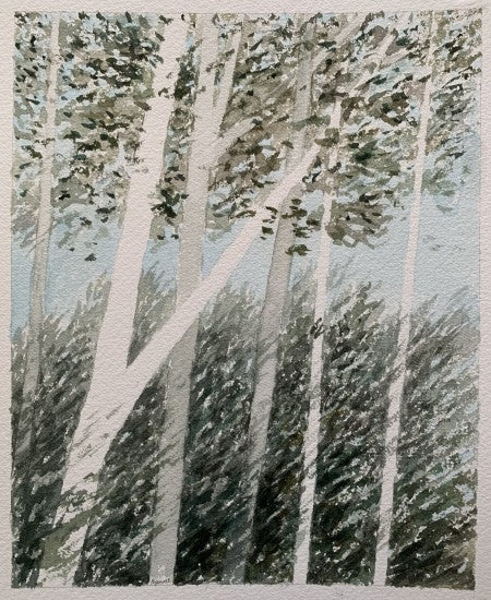 “Landscape with Pale Trees”