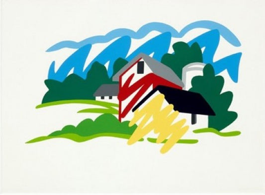 “House and Barn in Distance, 1991”