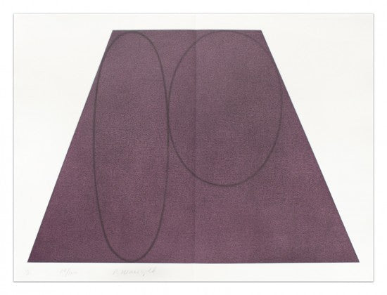 “Plane/Figure Series, Folded II (Purple)”