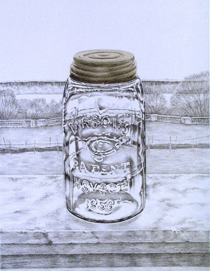 “Mason jar / Wave Hill”