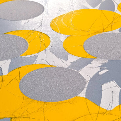 "Yellow with Silver & Cement Mimosa, June 13, 2024"